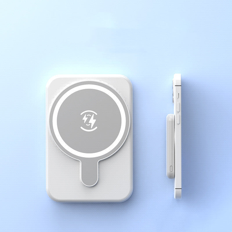 Mini Magnetic Power Bank – 5000mAh Wireless Charger