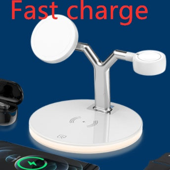 3-in-1 Magnetic Wireless Charging Station – 15W Fast Charger