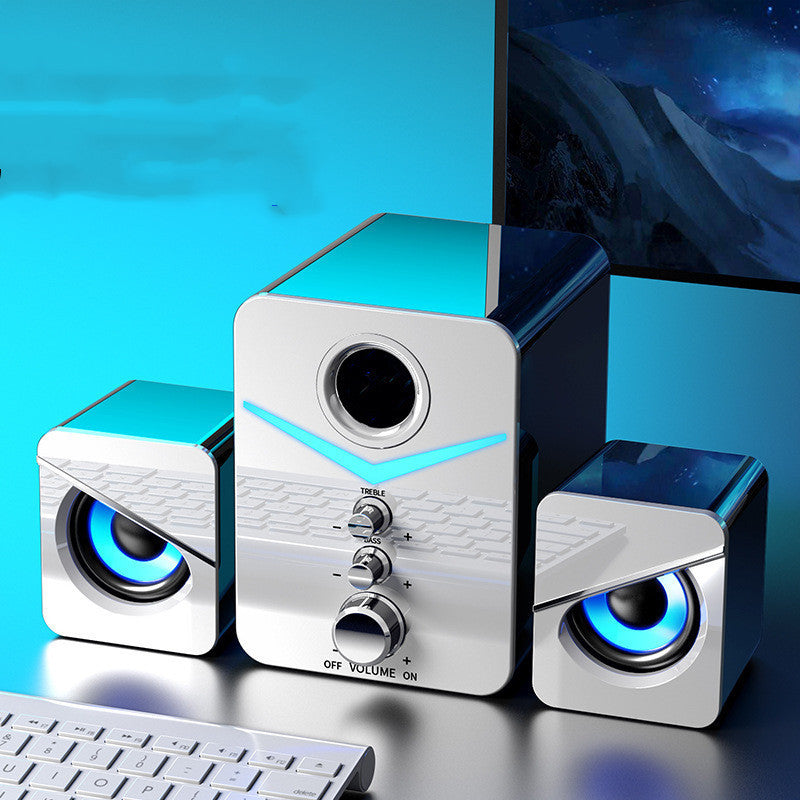 Compact Bluetooth Soundbar Speaker for Desktop & Laptop