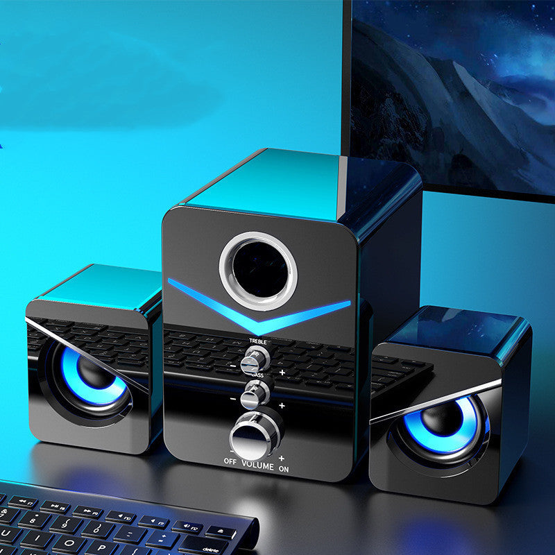 Compact Bluetooth Soundbar Speaker for Desktop & Laptop