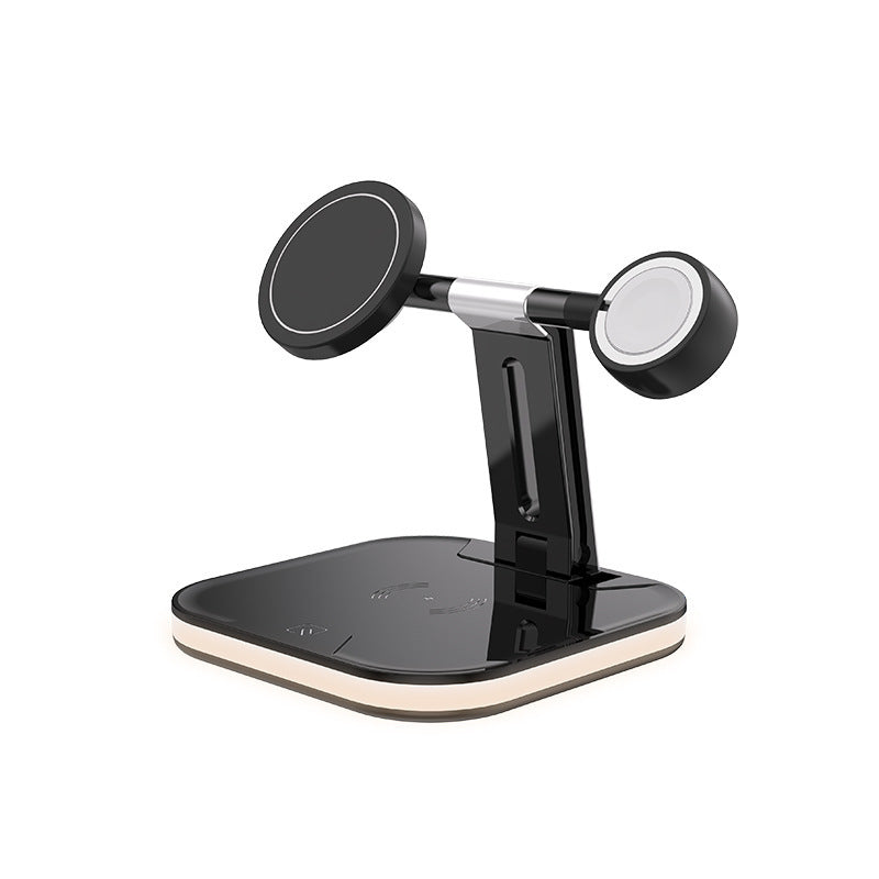 3-in-1 Magnetic Wireless Charging Station – 15W Fast Charger