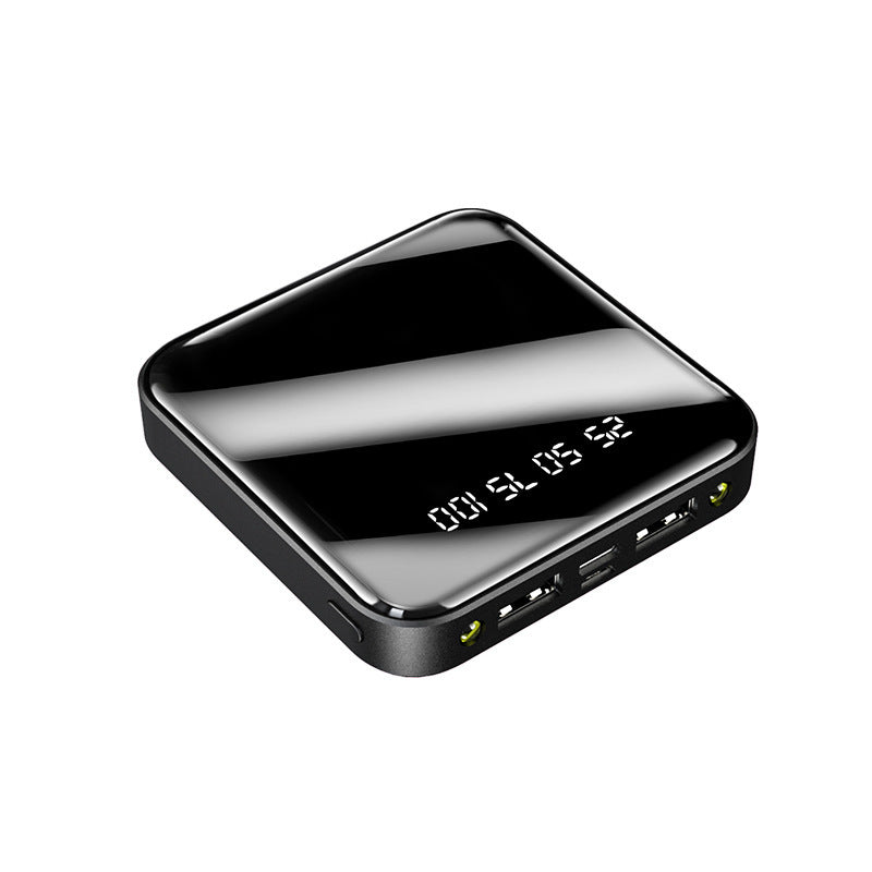 Mini 20,000 mAh Power Bank – Portable Mirror Digital Display