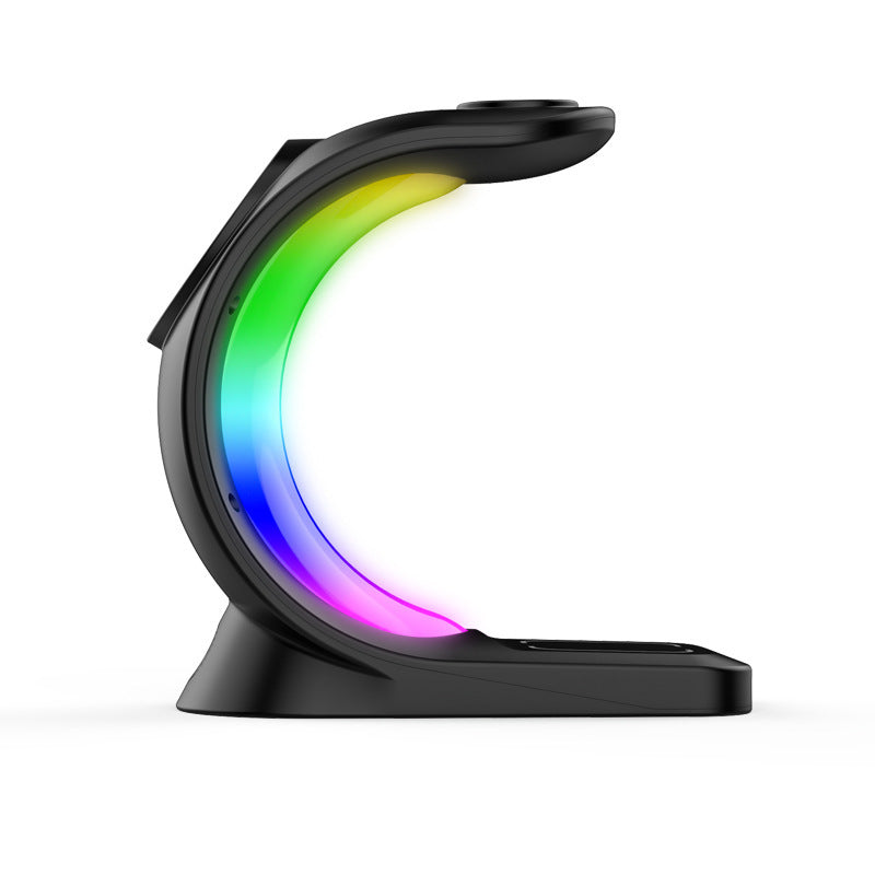 4-in-1 Magnetic Wireless Charging Station – Fast Charger with Atmosphere Light