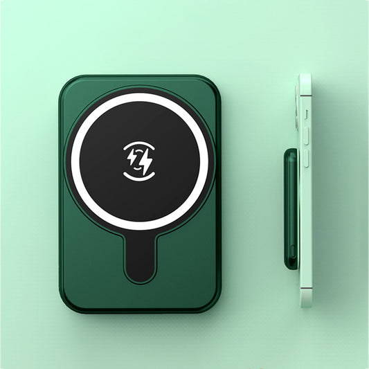 Mini Magnetic Power Bank – 5000mAh Wireless Charger