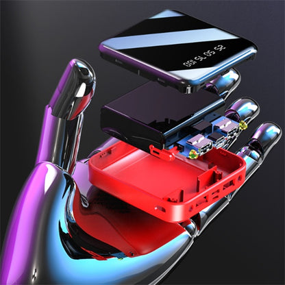 Mini 20,000 mAh Power Bank – Portable Mirror Digital Display